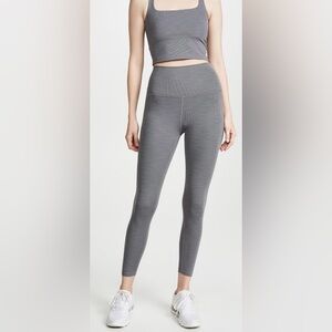 Beyond Yoga Heather Rib Midi Leggings
